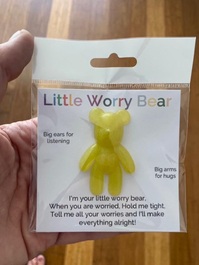 Little Worry Bear Key RIng