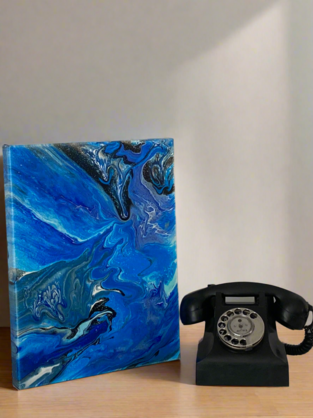 Fluid art painting