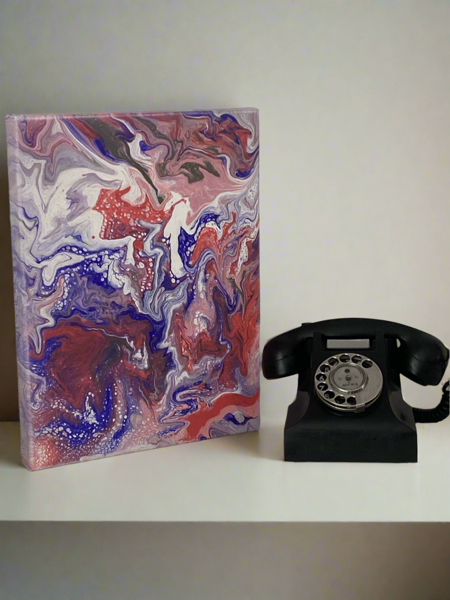 Fluid art painting