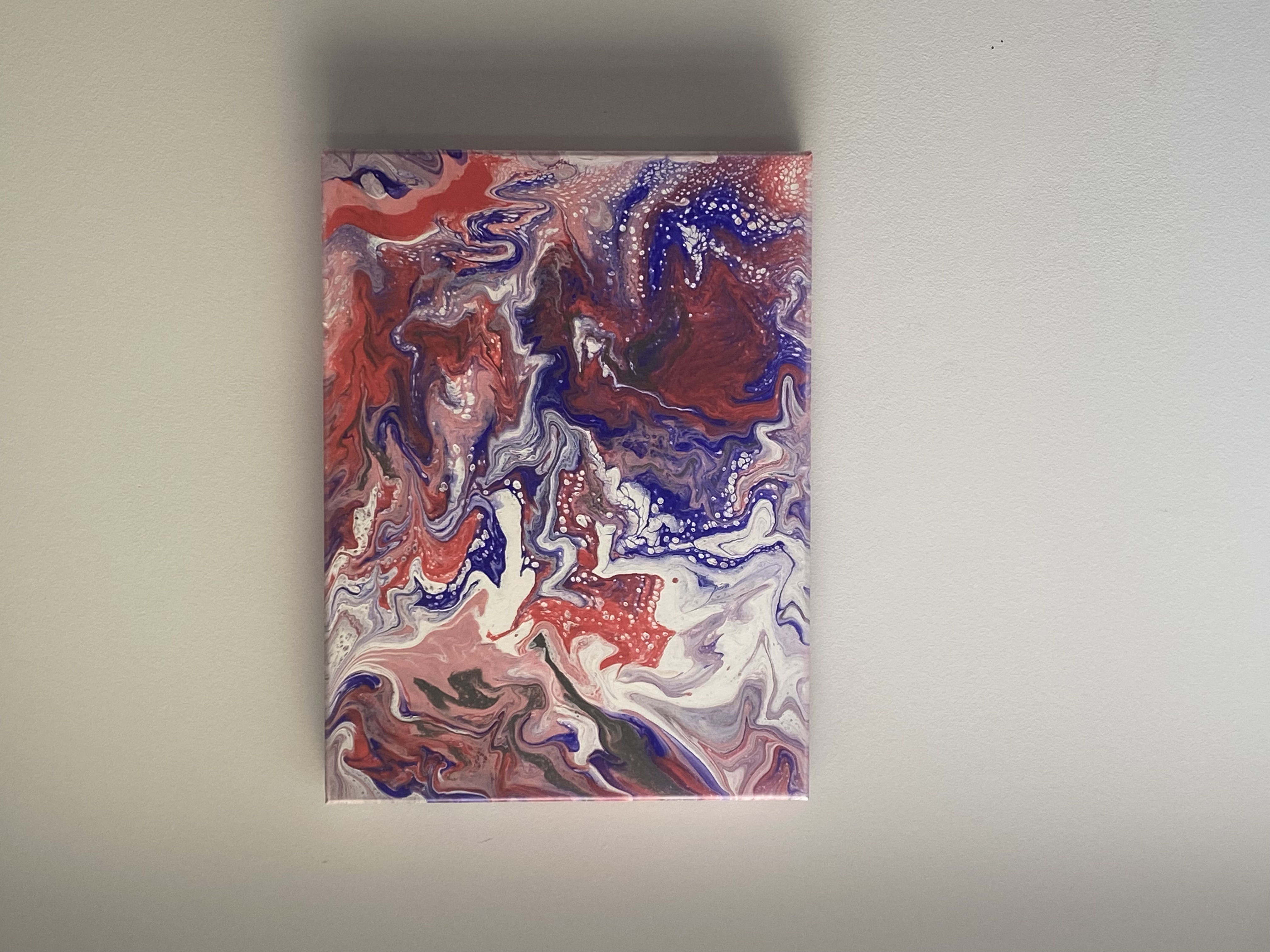 Fluid art painting