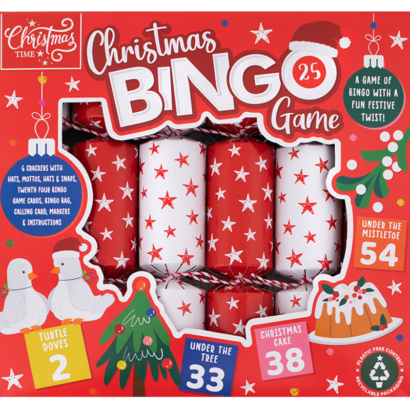 Christmas Bingo Game Crackers