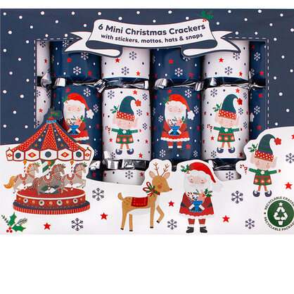 Mini Santa and Elf Cracker