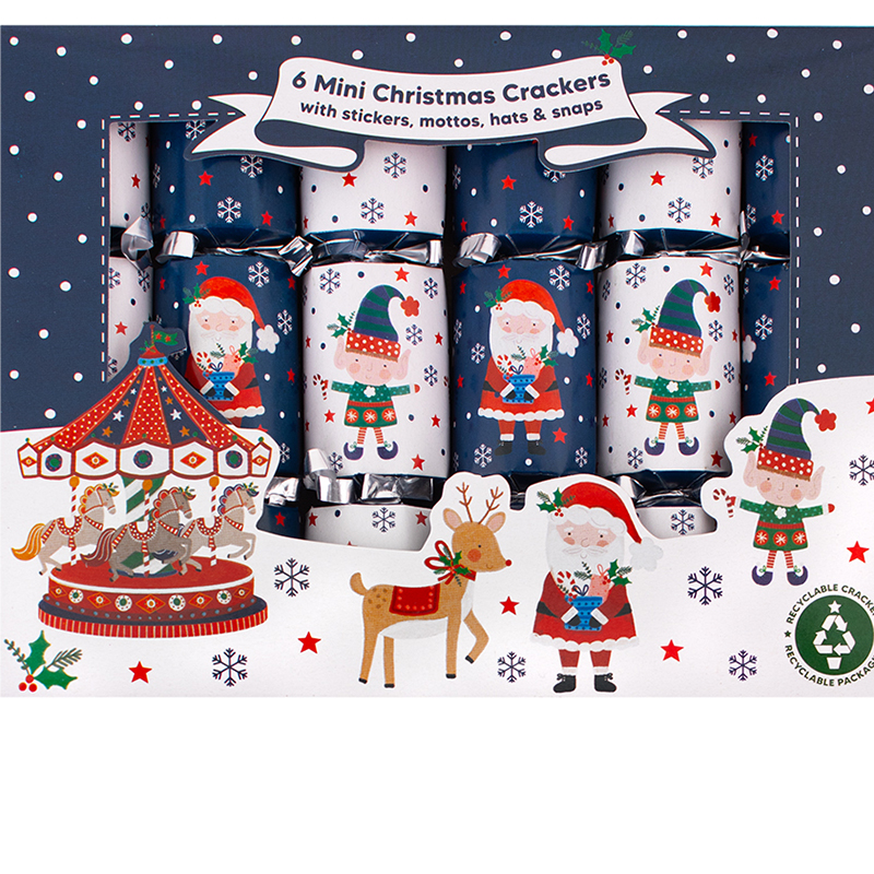 Mini Santa and Elf Cracker