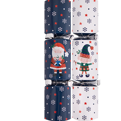 Mini Santa and Elf Cracker