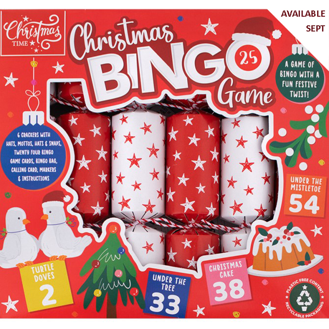 Christmas Bingo Game Crackers