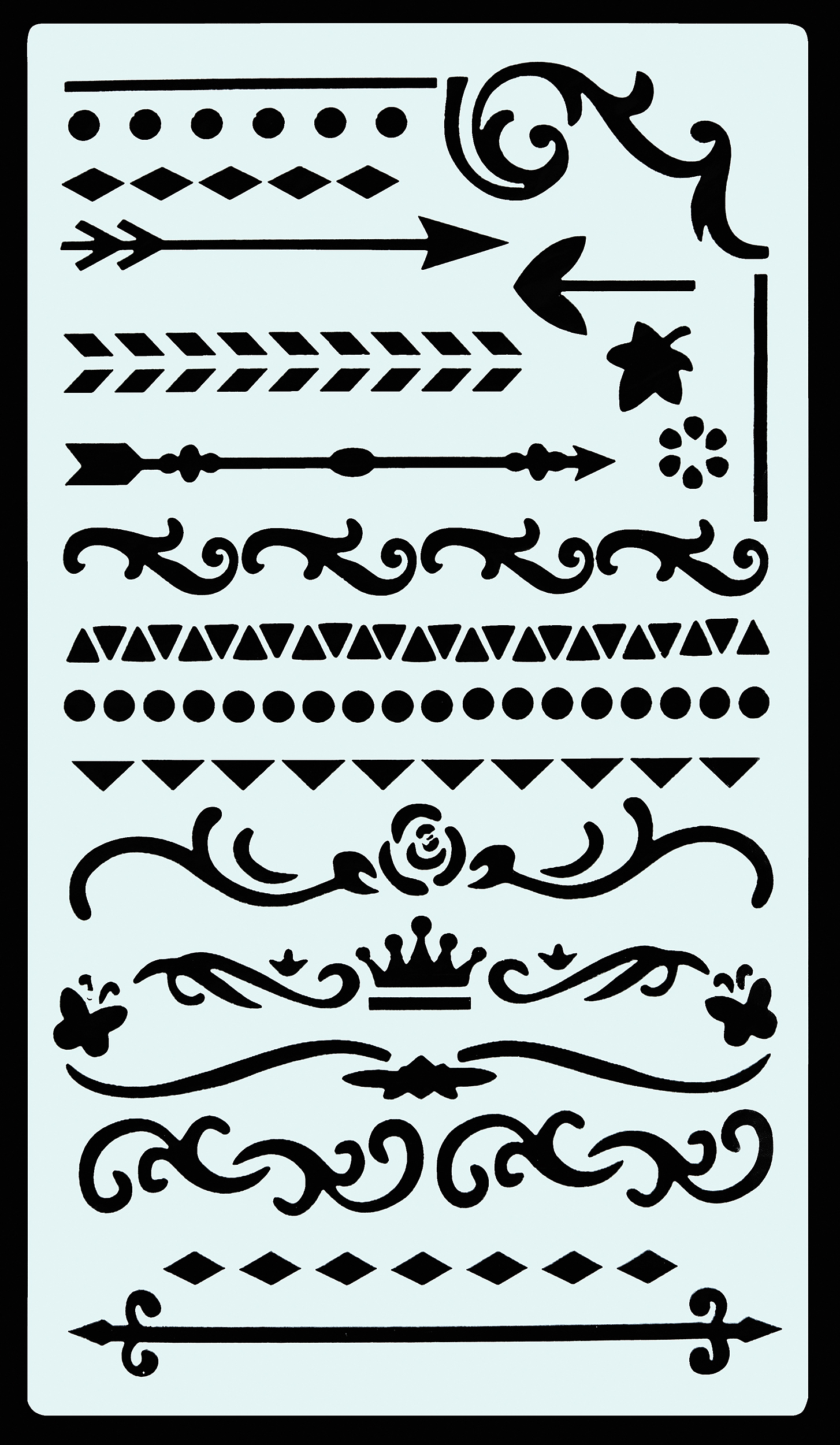 Essentials Dotted Journal Stencil Set