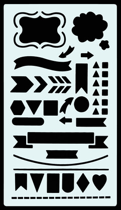 Essentials Dotted Journal Stencil Set