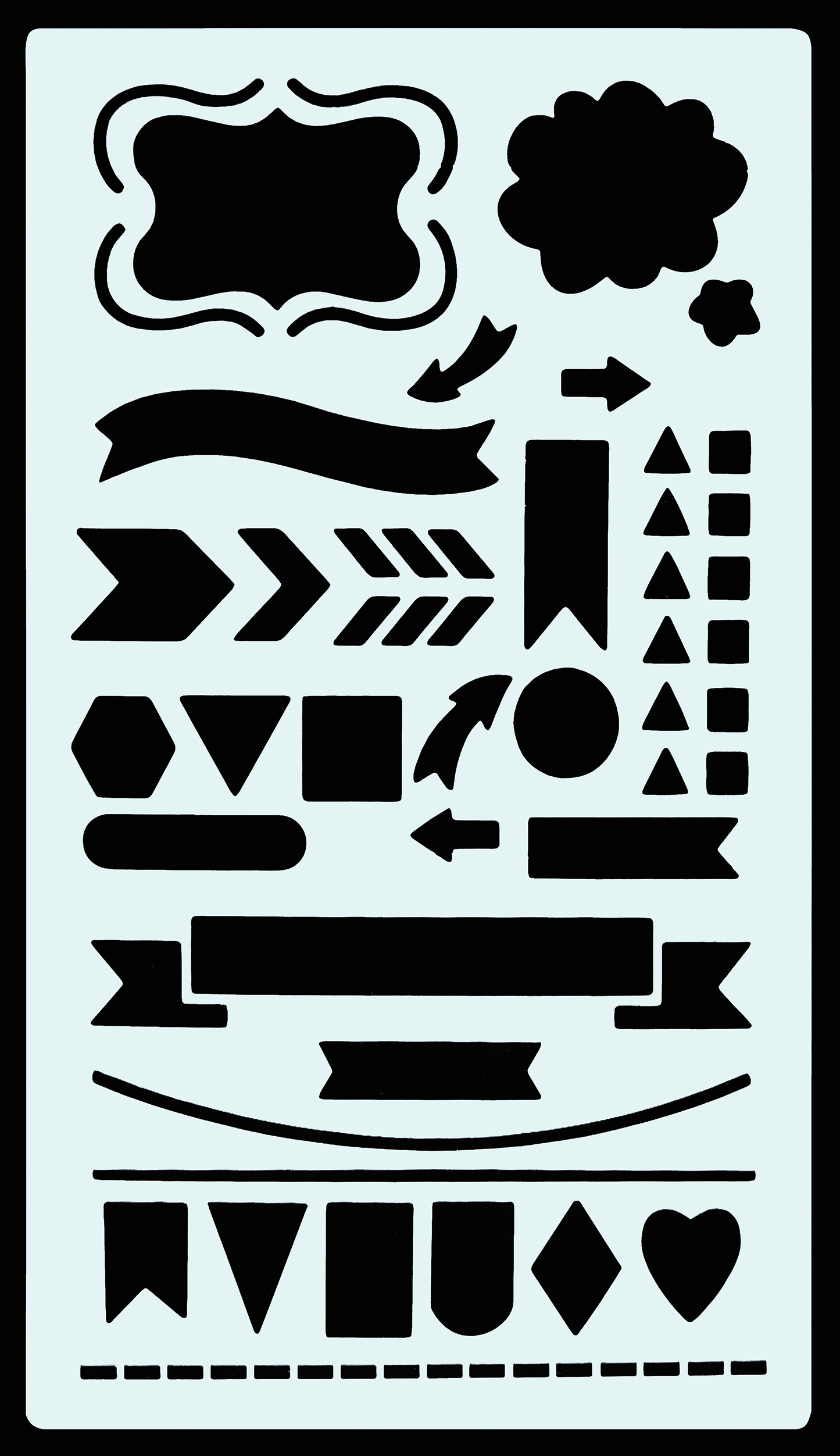 Essentials Dotted Journal Stencil Set