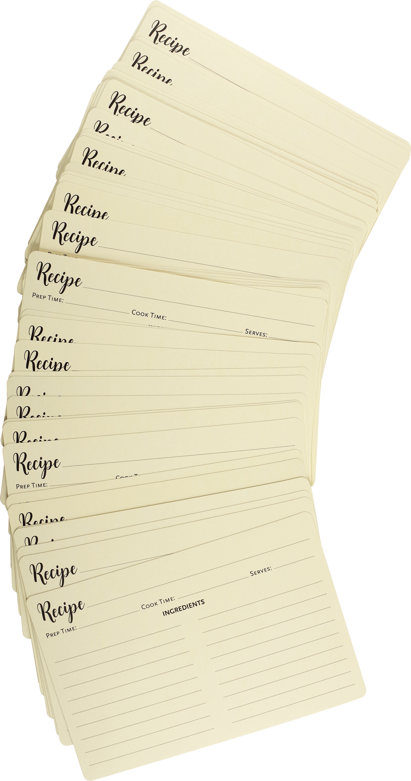 Recipe Card Refills Pack