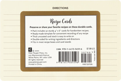 Recipe Card Refills Pack