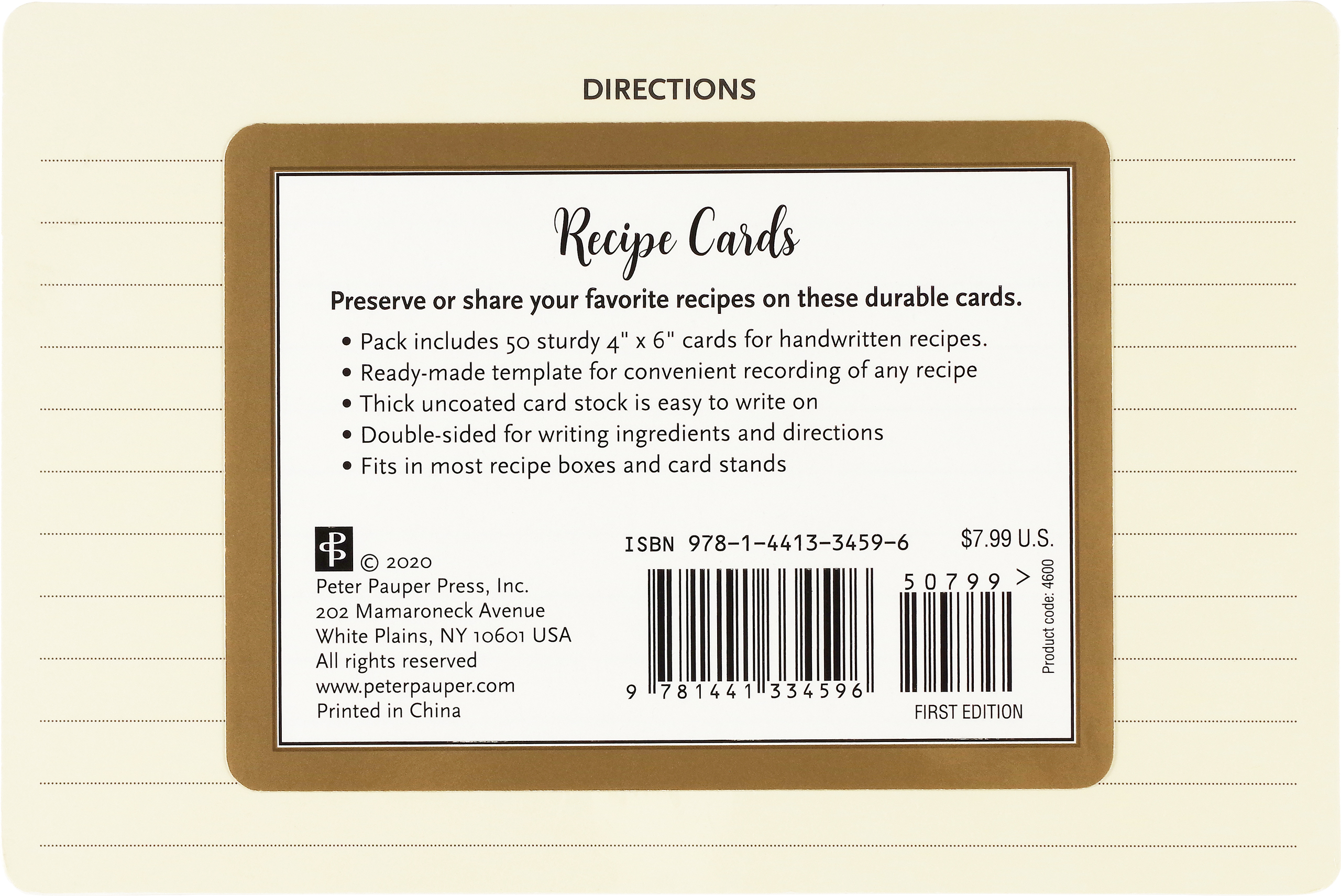 Recipe Card Refills Pack