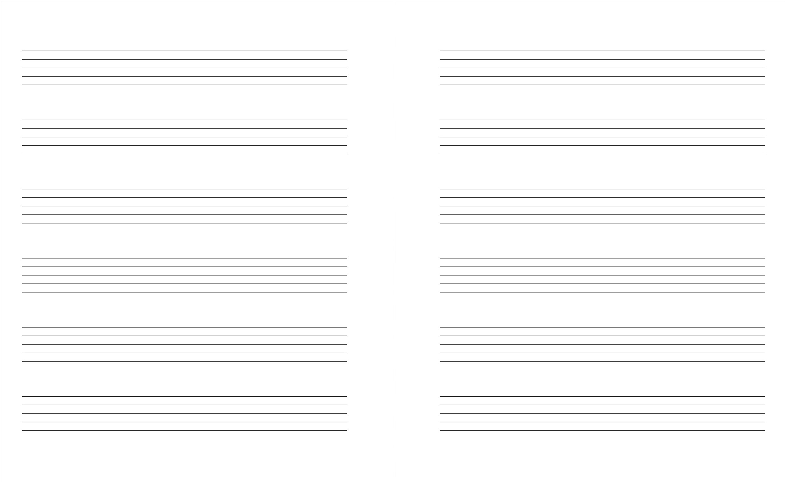 Wholesale Music Manuscript Notebook (Wide Staff) Peter Pauper Press