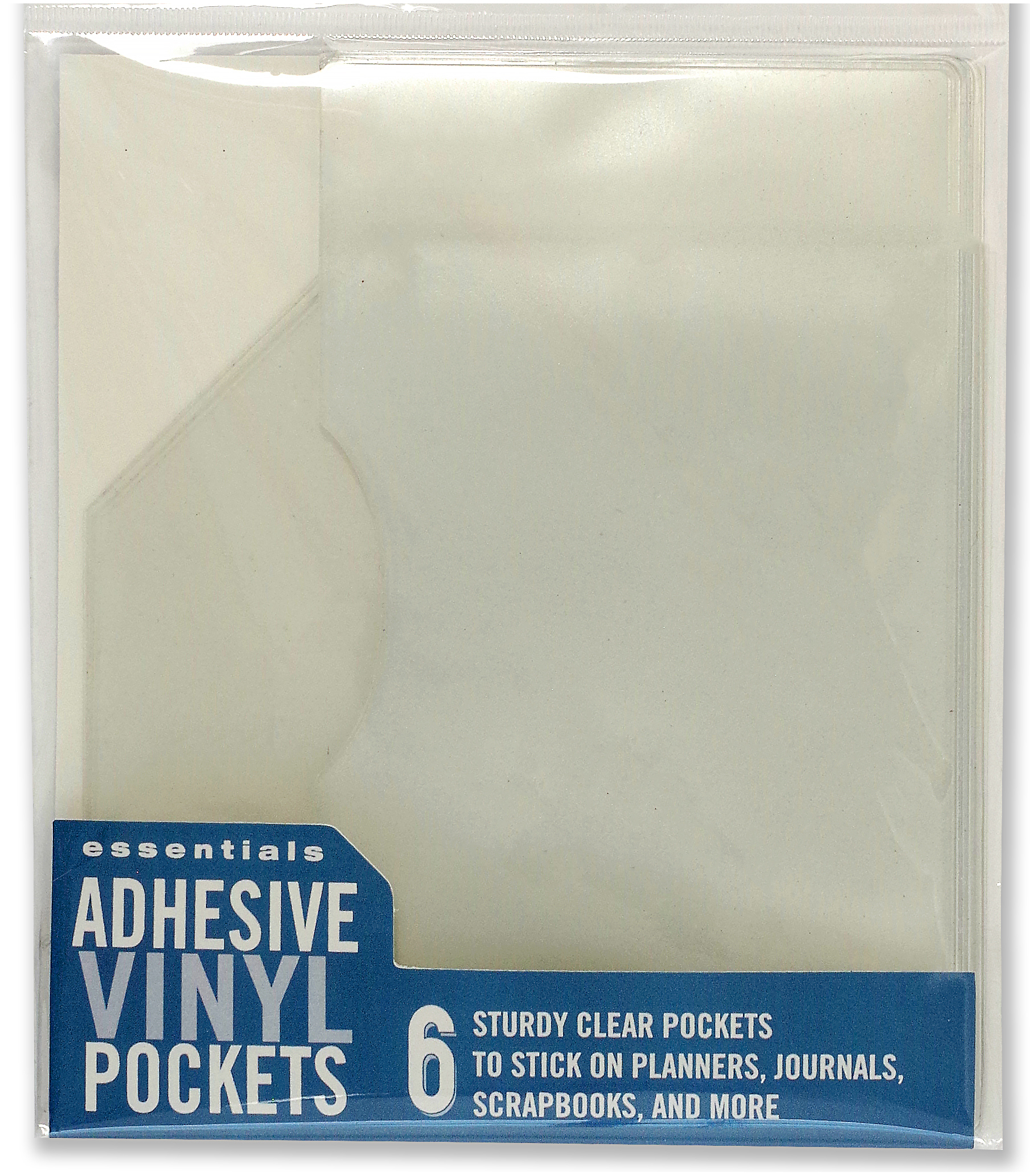 Wholesale Adhesive Vinyl Pockets for Journals and Planners Peter