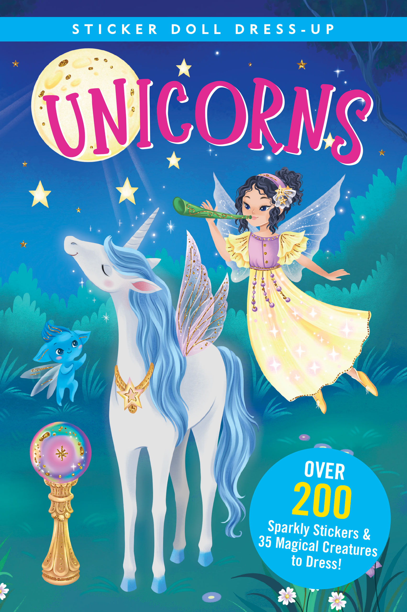 Wholesale Unicorns Sticker Doll DressUp Book Peter Pauper Press