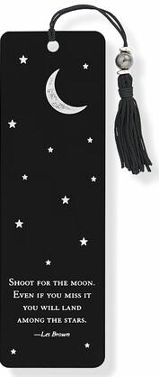 Shoot for the Moon Beaded Bookmark