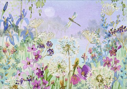 Dragonflies & Dandelions Note Cards