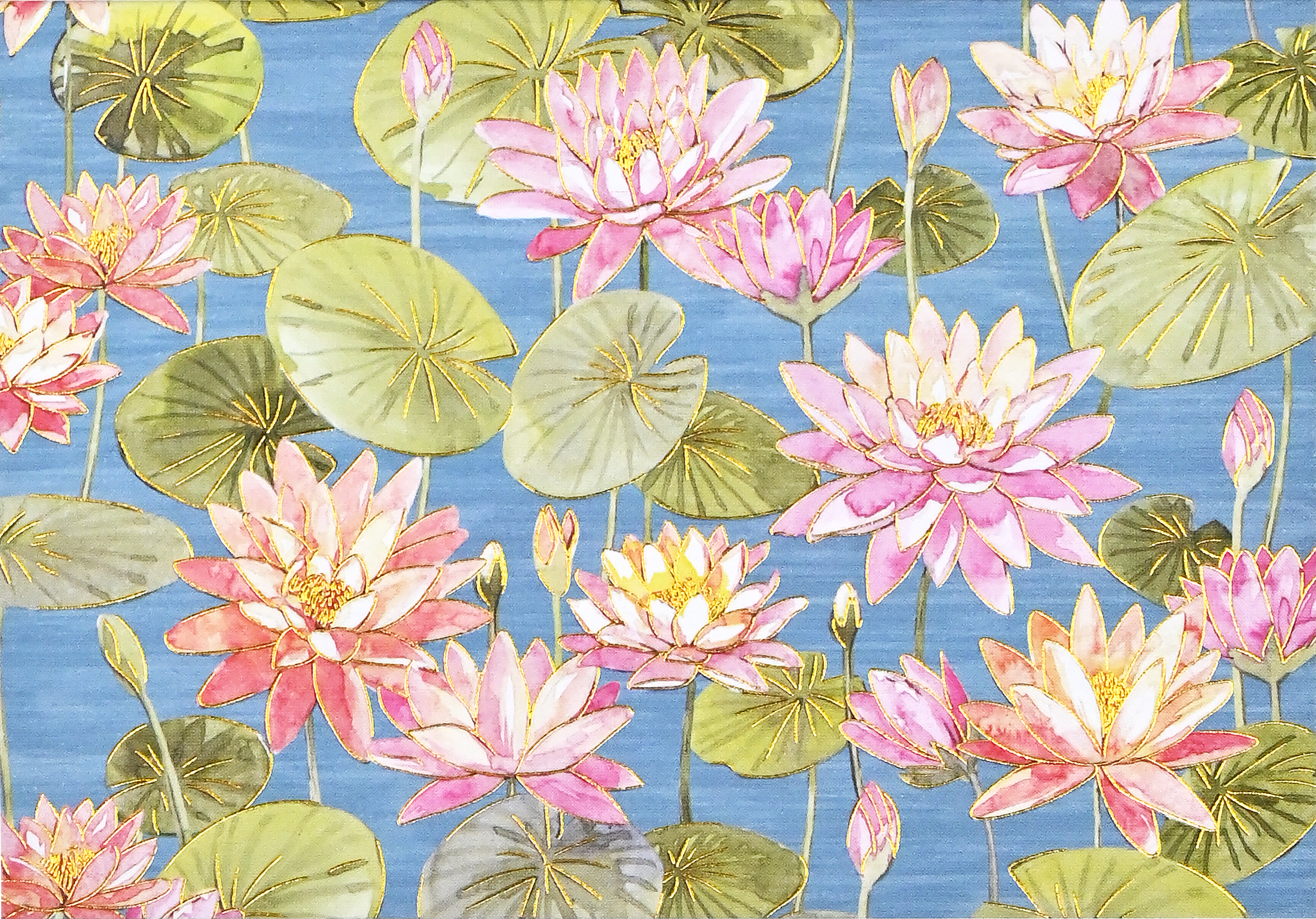 Water Lilies Note Cards