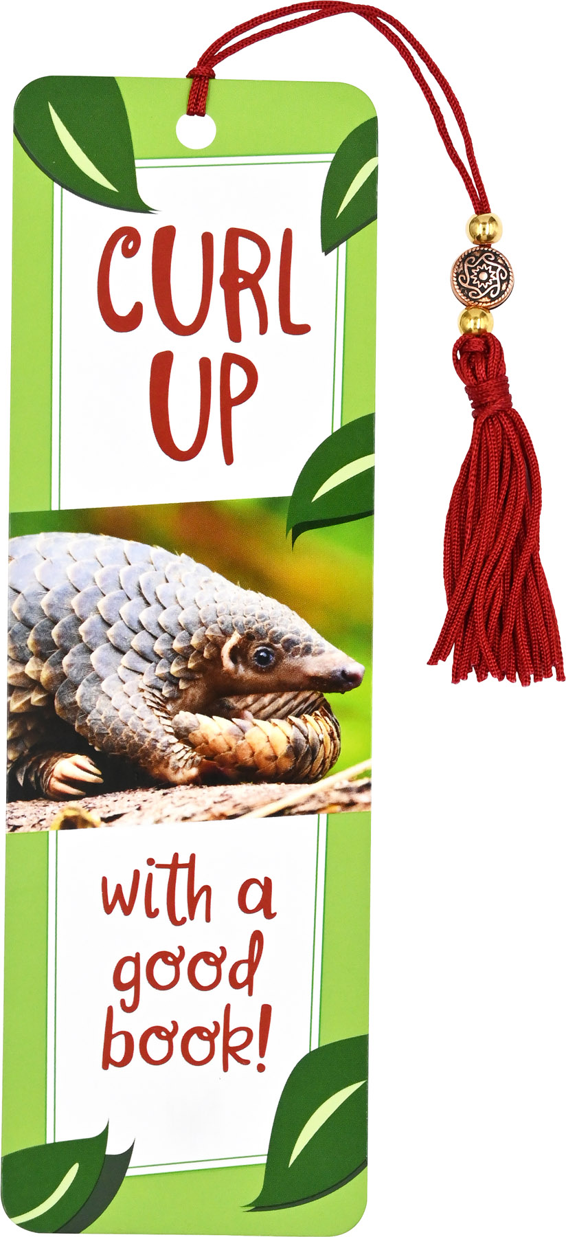 Pangolin Beaded Bookmark