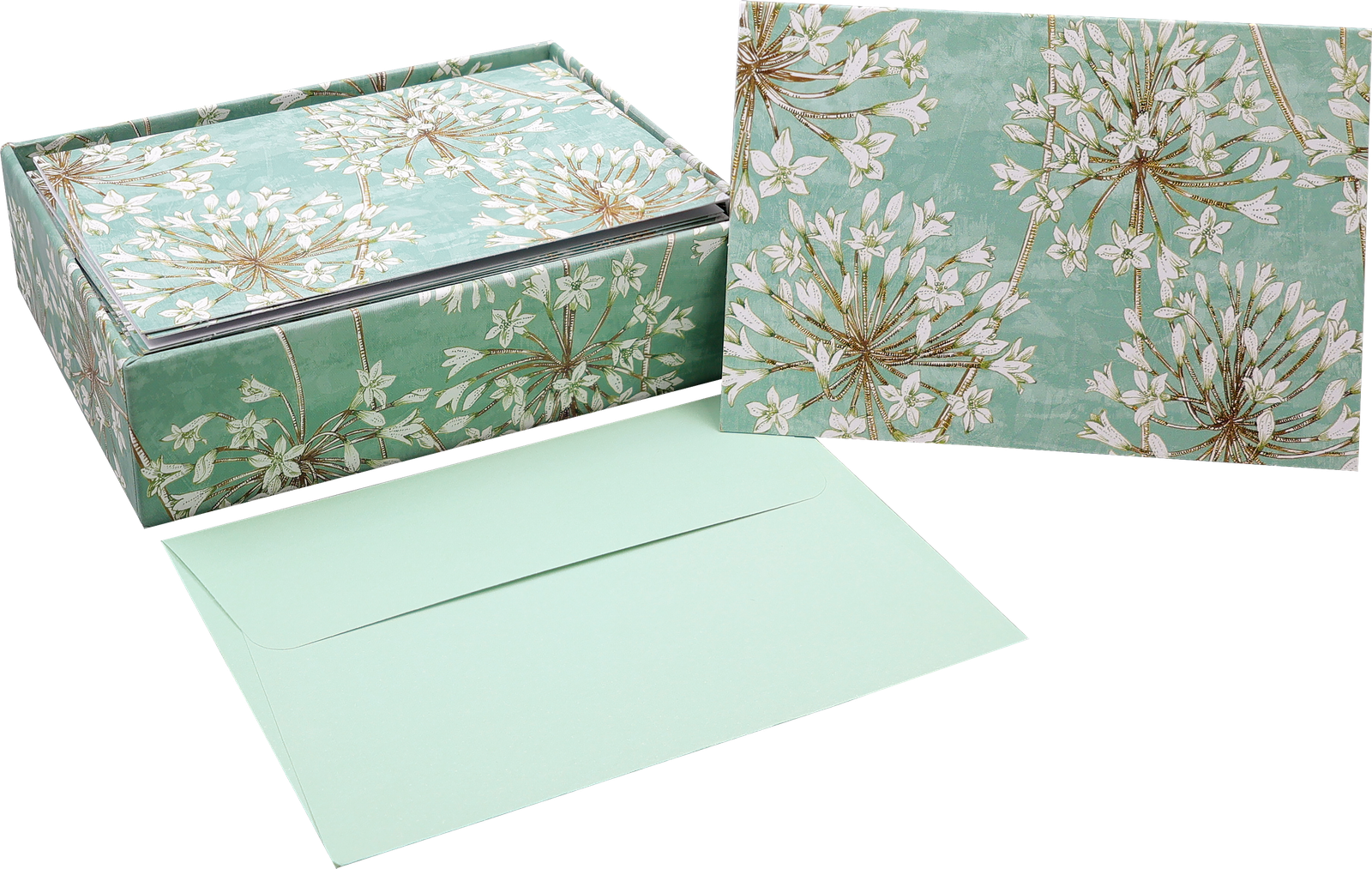 Allium Blossoms Note Cards