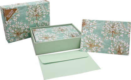 Allium Blossoms Note Cards