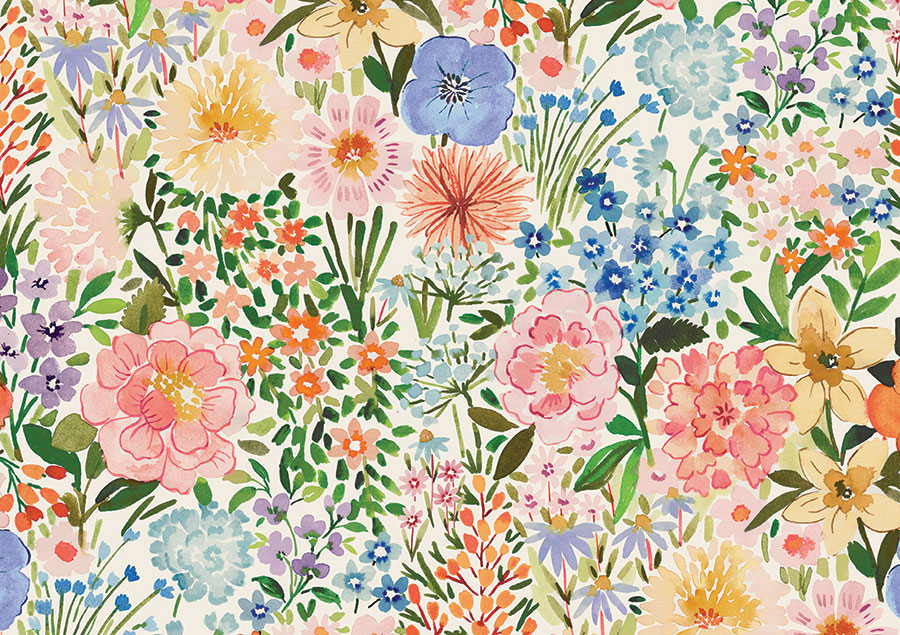 Floral Blooms Note Cards