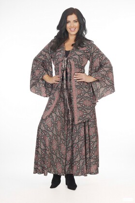 Ombak Designs Silk Kebaya Top Black