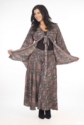 Ombak Designs Silk Kebaya Top Black