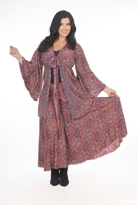 Ombak Designs Silk Kebaya Top Purple