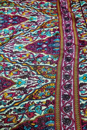 Ombak Designs Silk Kebaya Top Purple