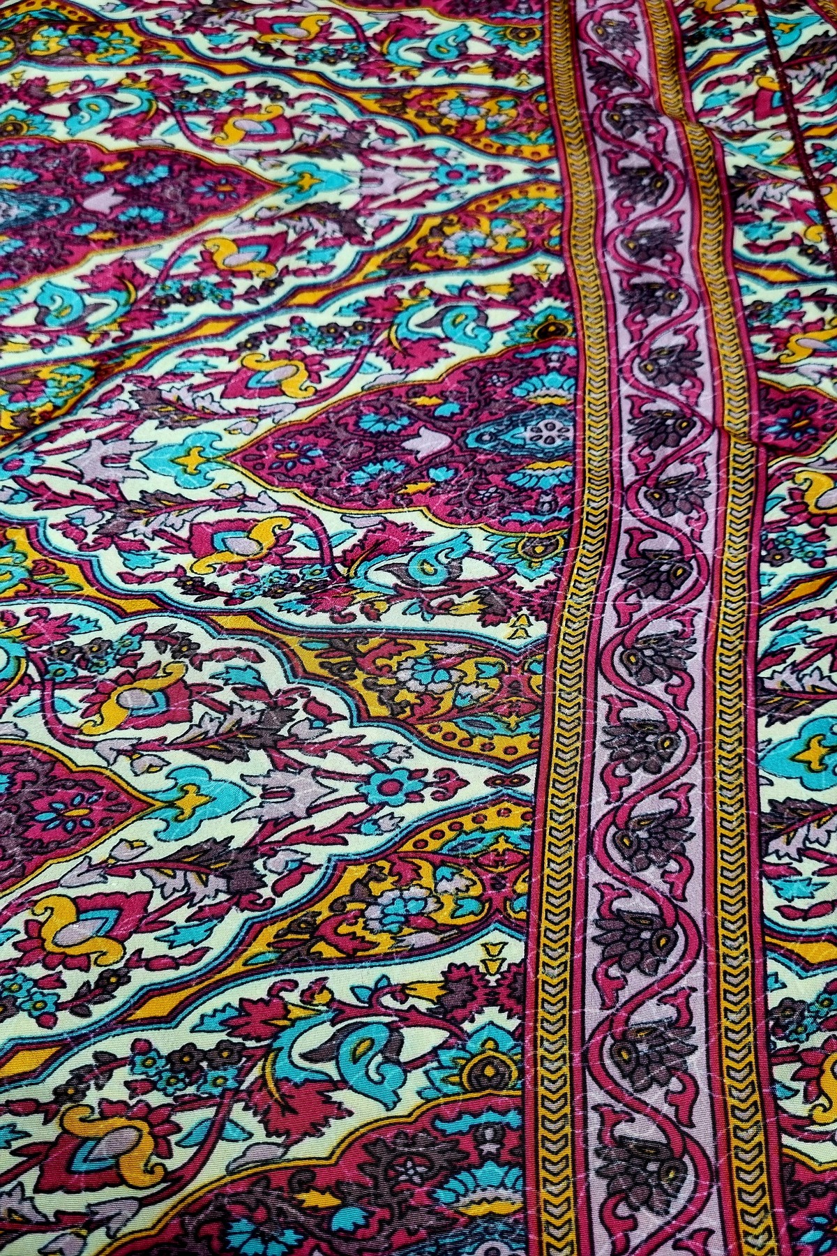 Ombak Designs Silk Kebaya Top Purple