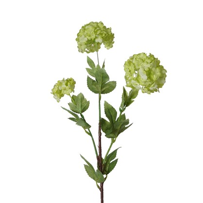 Artificial Snowball Bush Spray 3H 82CM