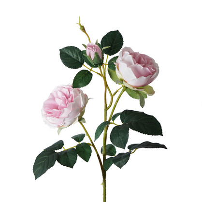 Artificial English Rose Spray 3H 66CM