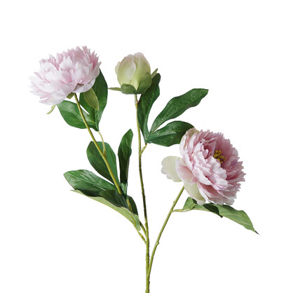 Artificial Peony Spray 3H 65CM