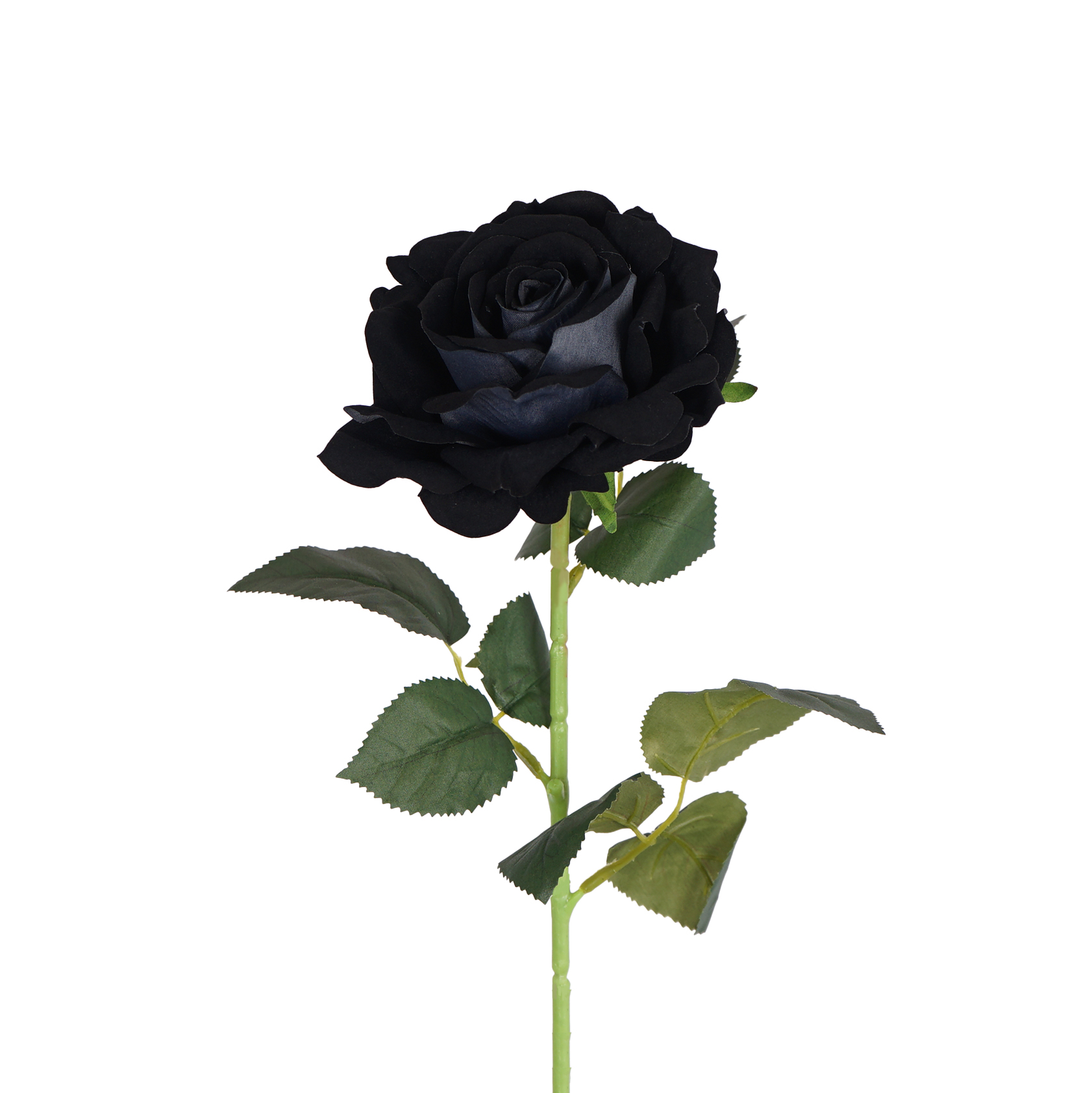 Artificial Single Velvet Rose Large 78CM