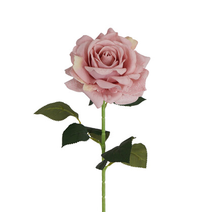 Artificial Single Velvet Rose Large 78CM