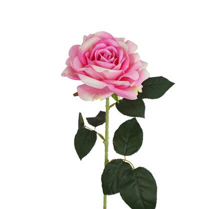 Artificial Single Velvet Rose Large 78CM
