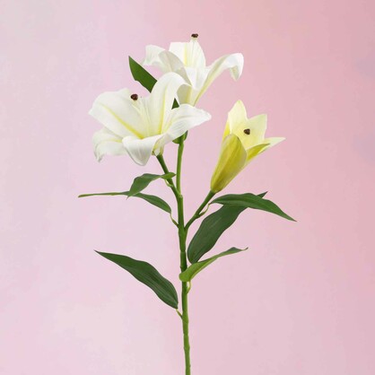 Artificial Real Touch Lily Spray 3H 75CM