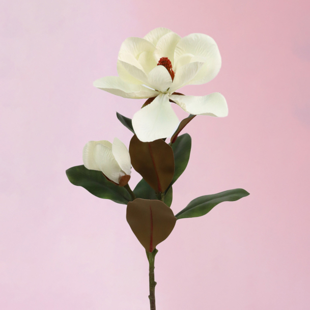 Artificial Real Touch Magnolia Spray 2H 102CM