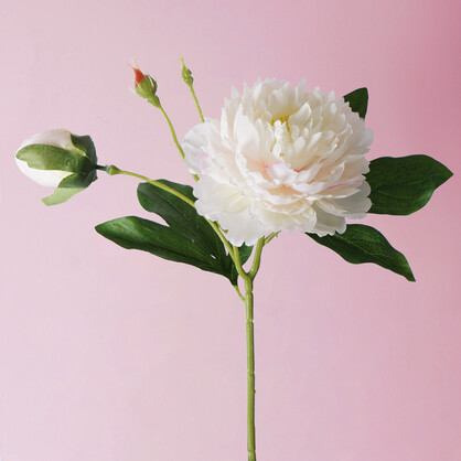 Artificial Peony Spray 2H 56CM