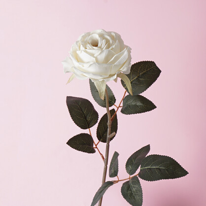 Artificial Autumn Single Rose 62CM