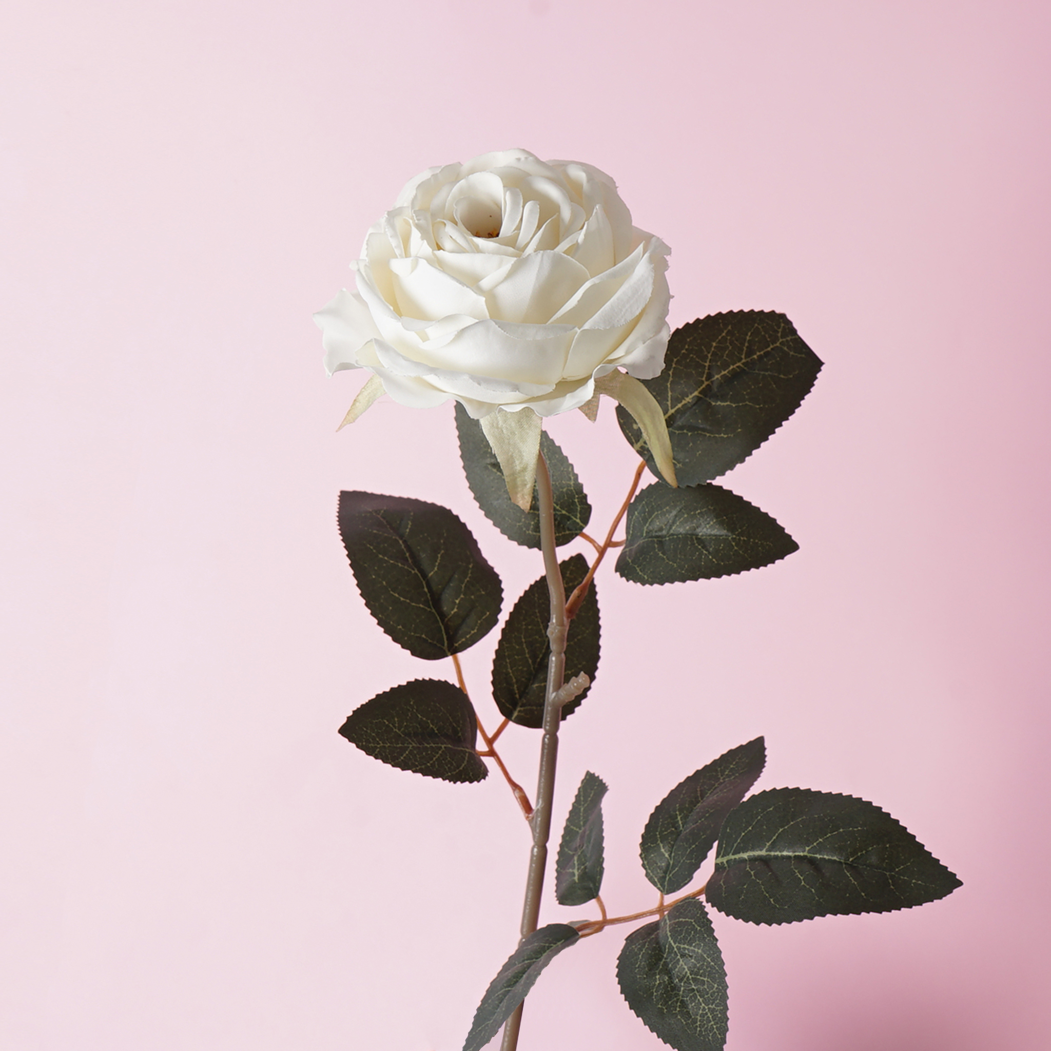 Artificial Autumn Single Rose 62CM