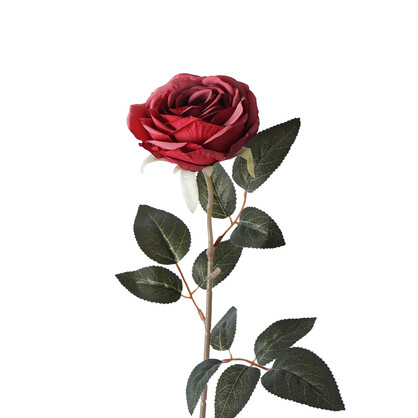 Artificial Autumn Single Rose 62CM