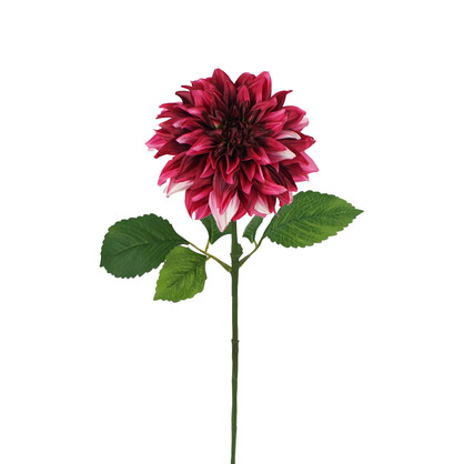 Artificial Dahlia Stem Hot Pink 74CM