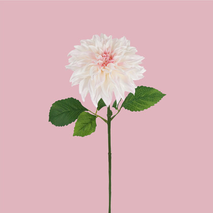 Artificial Dahlia Stem Pink 74CM