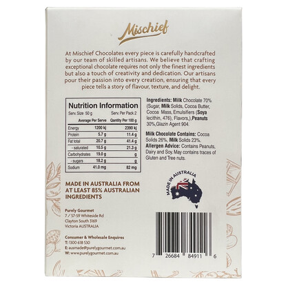 Milk Chocolate Peanuts 100g