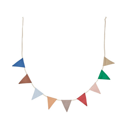 Moni Muslin Garland - Multi Bright