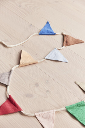 Moni Muslin Garland - Multi Bright