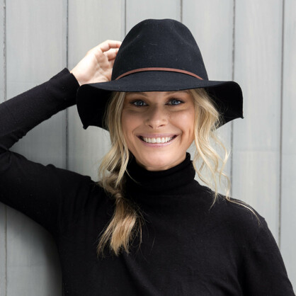 RW080 BLACK 60CM (L/XL) - HELICON FEDORA