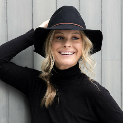 RW080 BLACK 60CM (L/XL) - HELICON FEDORA