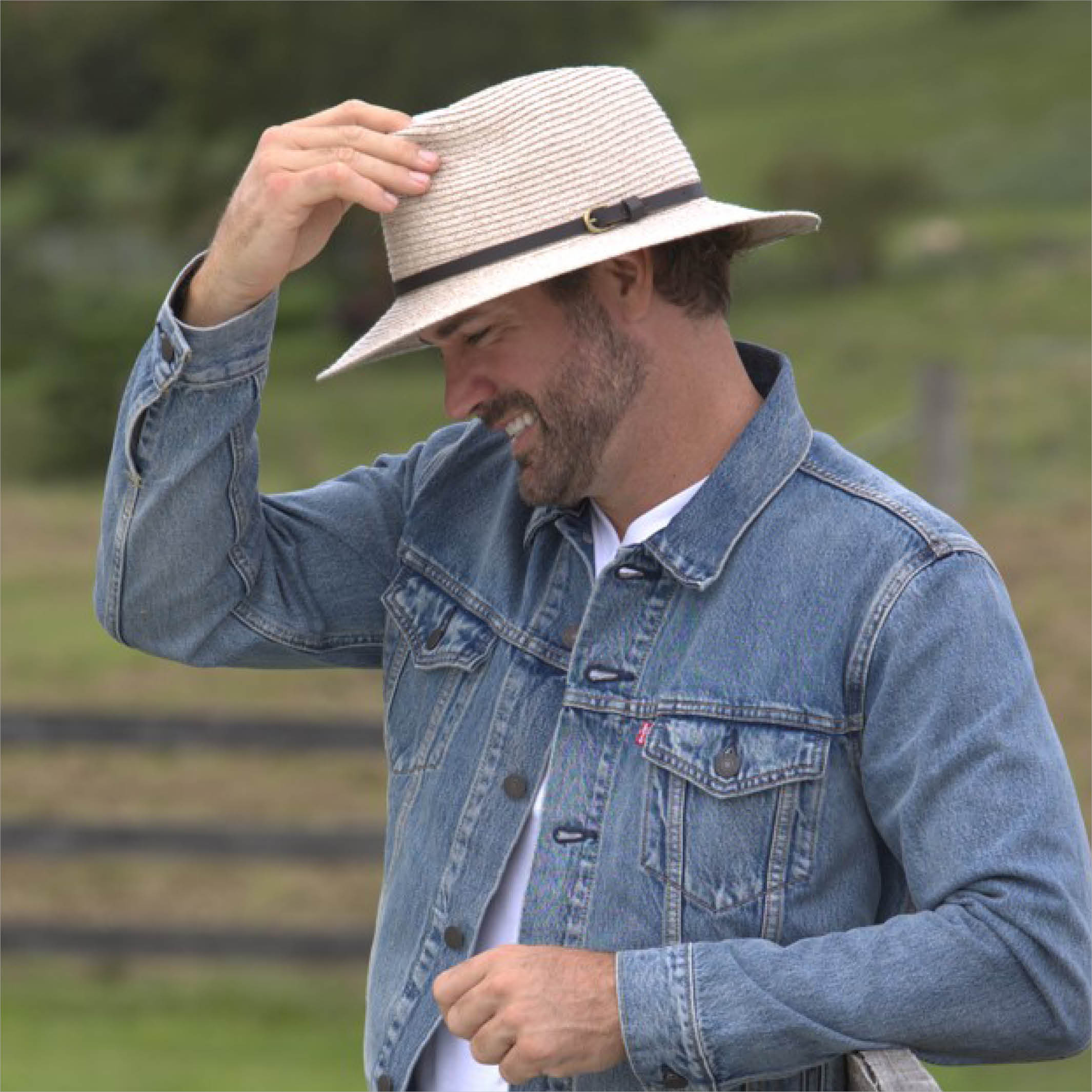 AP002 SAND/CHOC 60CM (L/XL) - SANDY CREEK FEDORA